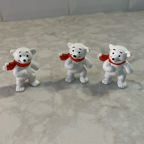 Vintage Ida Bohatta set of three polar bear figures hand painted West Germany - Picture 1 of 7